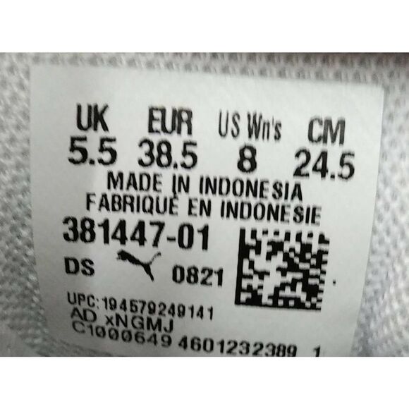 Puma Smash Platform V2 Fashion Sneakers Womens Size 8 White Casual Classic Shoes - Picture 8 of 8